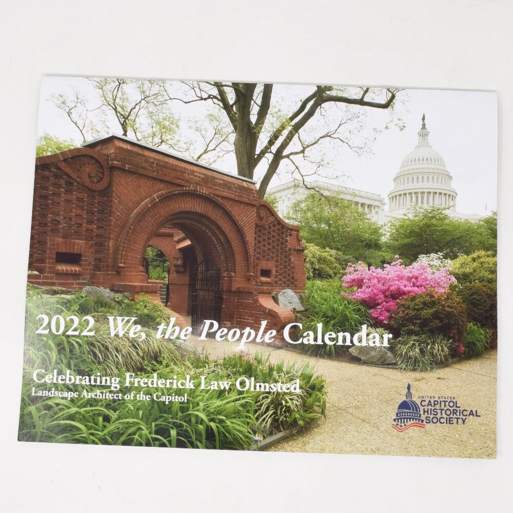 2022 We The People Wall Calendar Frederick Law Olmsted Architect Capitol 12 Mnth